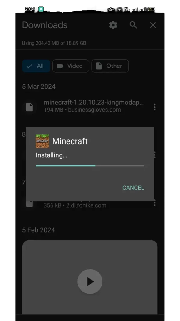 Here’s the way to install Minecraft APK on your Android device